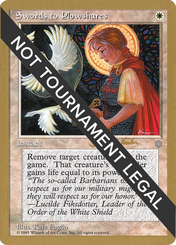 Image for Swords to Plowshares - 1997 Janosch Kuhn (ICE) - Magic: The Gathering