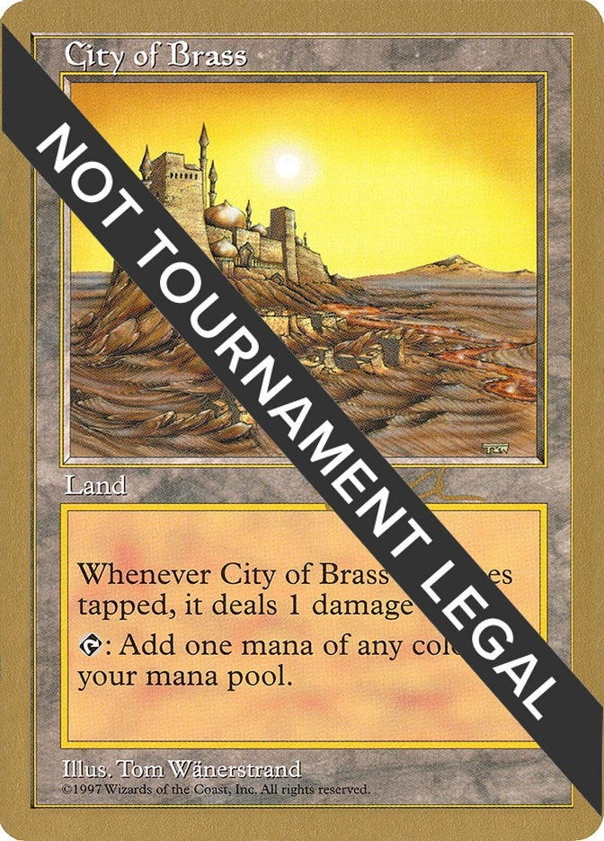 Image for City of Brass - 1997 Paul McCabe (5ED) (WCD) - Magic: The Gathering
