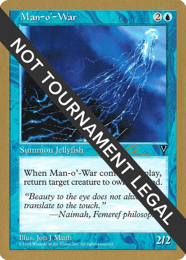 Image for Man-o'-War - 1997 Paul McCabe (VIS) (WCD) - Magic: The Gathering