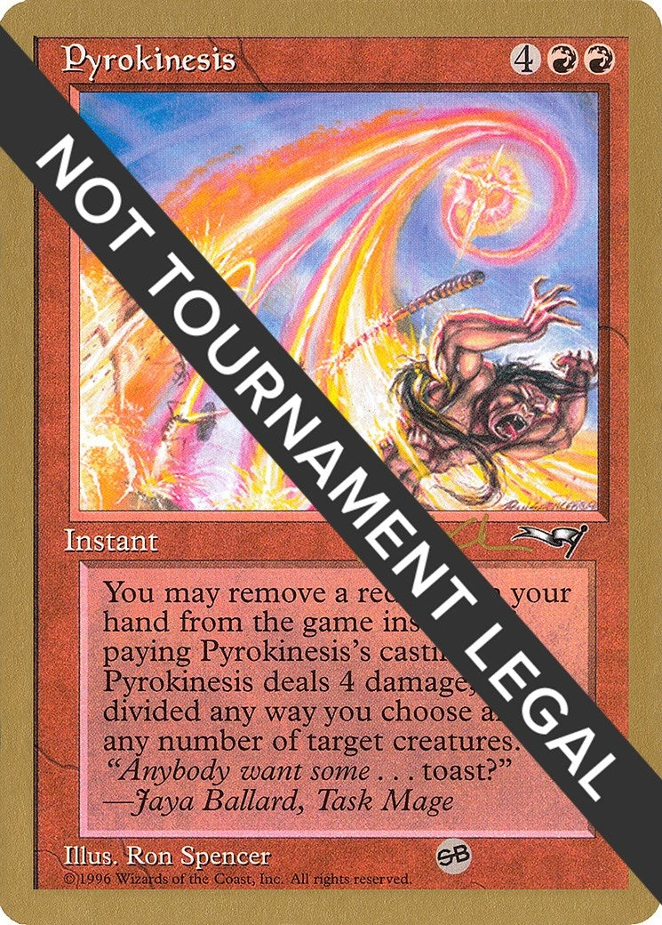 Image for Pyrokinesis - 1997 Paul McCabe (ALL) (SB) (WCD) - Magic: The Gathering