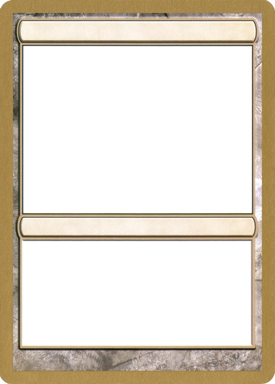 Image for 2004 World Championship Blank Card (WCD) - Magic: The Gathering