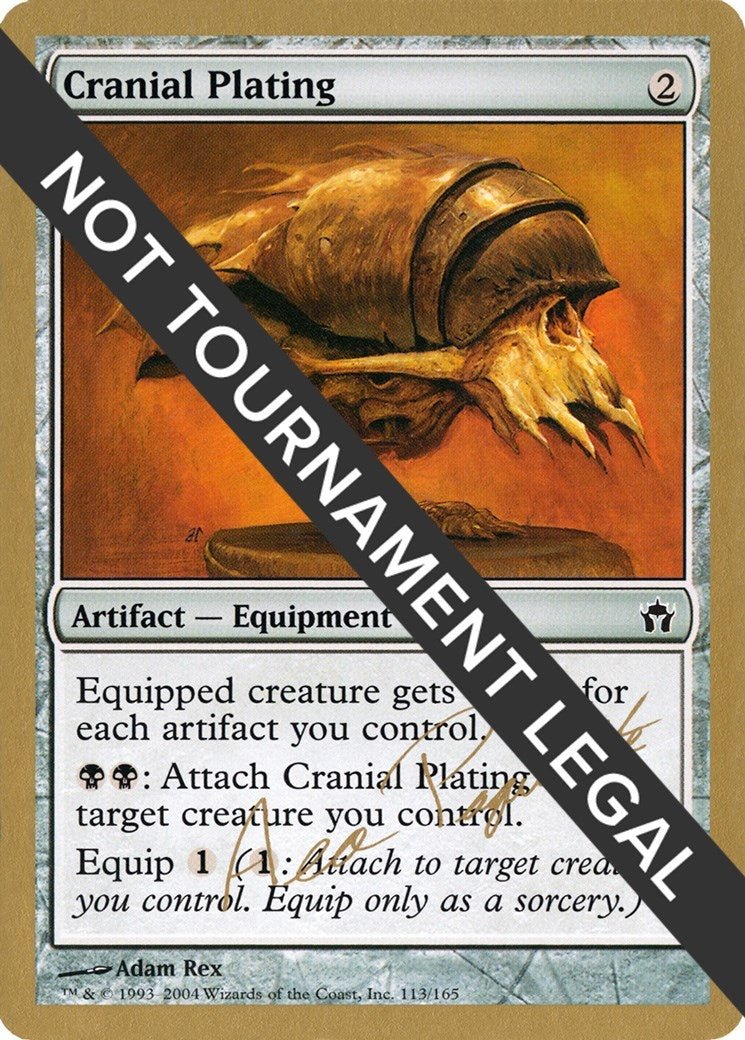 Image for Cranial Plating - 2004 Aeo Paquette (MRD) - Magic: The Gathering