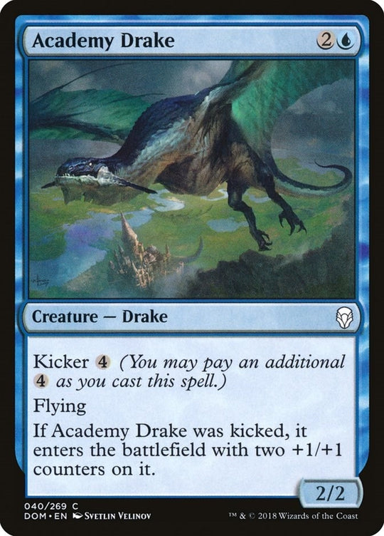 Image for Academy Drake (40) (DOM) - Magic: The Gathering