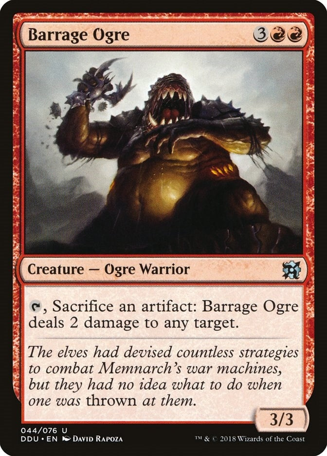 Image for Barrage Ogre (44) (DDU) - Magic: The Gathering