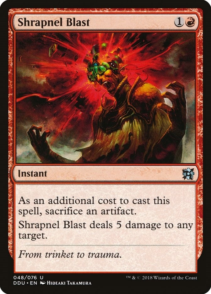 Image for Shrapnel Blast (48) - Magic: The Gathering
