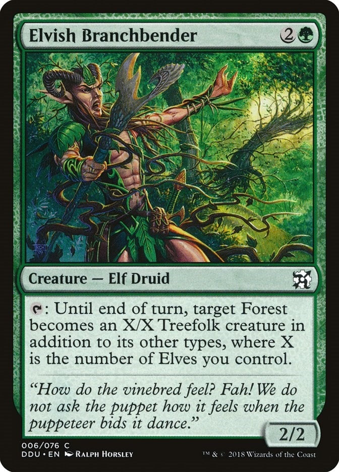 Image for Elvish Branchbender (6) - Magic: The Gathering