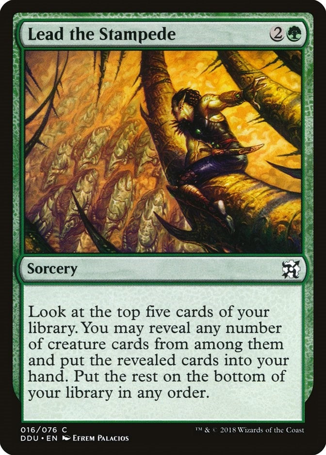 Image for Lead the Stampede (16) - Magic: The Gathering