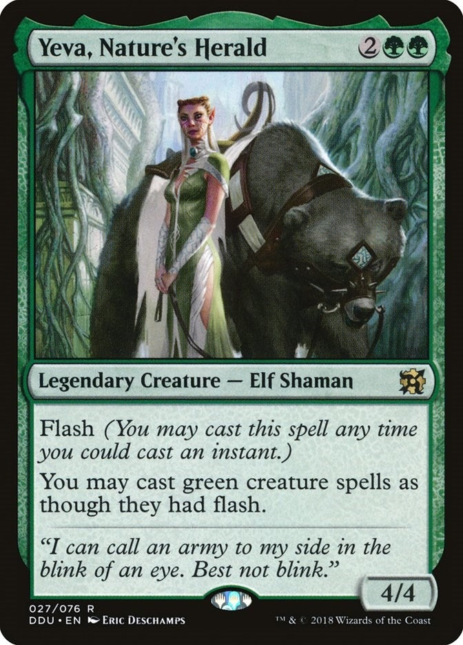 Image for Yeva, Nature's Herald (27) - Magic: The Gathering