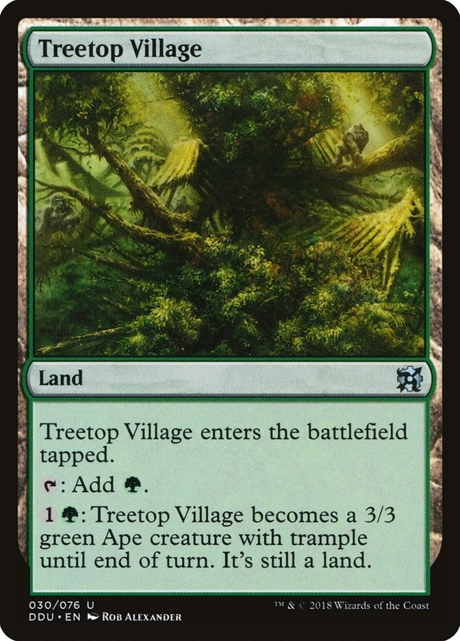 Image for Treetop Village (30) - Magic: The Gathering