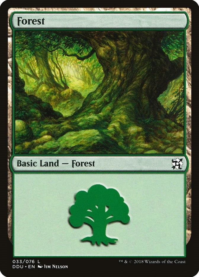 Image for Forest (033) (33) - Magic: The Gathering
