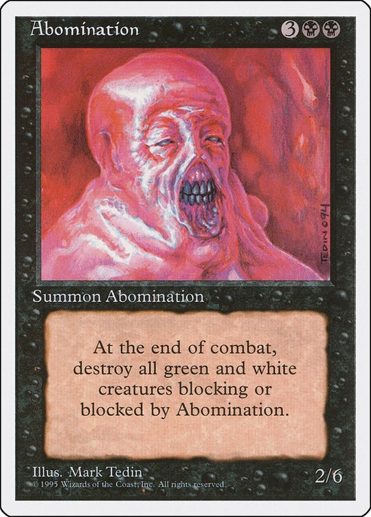 Image for Abomination (4ED) - Magic: The Gathering