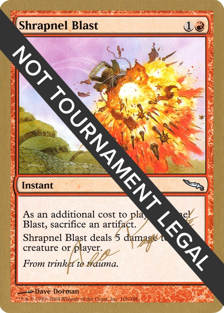 Image for Shrapnel Blast - 2004 Aeo Paquette (MRD) - Magic: The Gathering