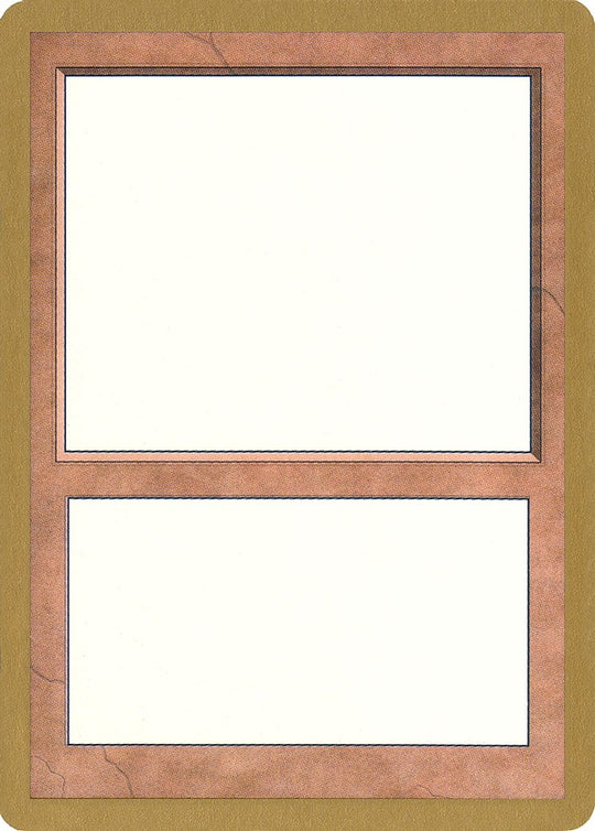 Image for 2000 World Championship Blank Card (WCD) - Magic: The Gathering