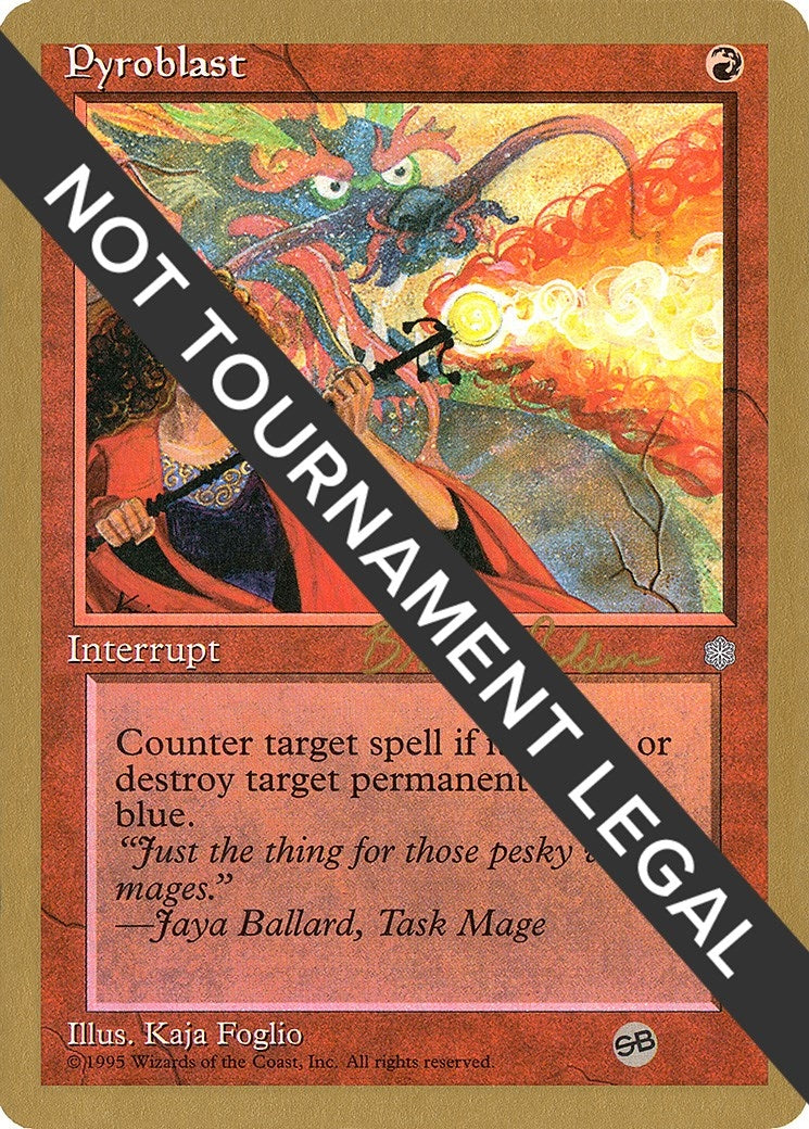 Image for Pyroblast - 1998 Brian Selden (ICE) (SB) - Magic: The Gathering