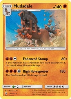 Image for Mudsdale - 76/145 (Prerelease Kit Exclusive) (076/145) (PR) - Pokemon