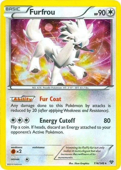 Image for Furfrou - 114/146 (Cosmos Holo) (114/116) (BLE) - Pokemon