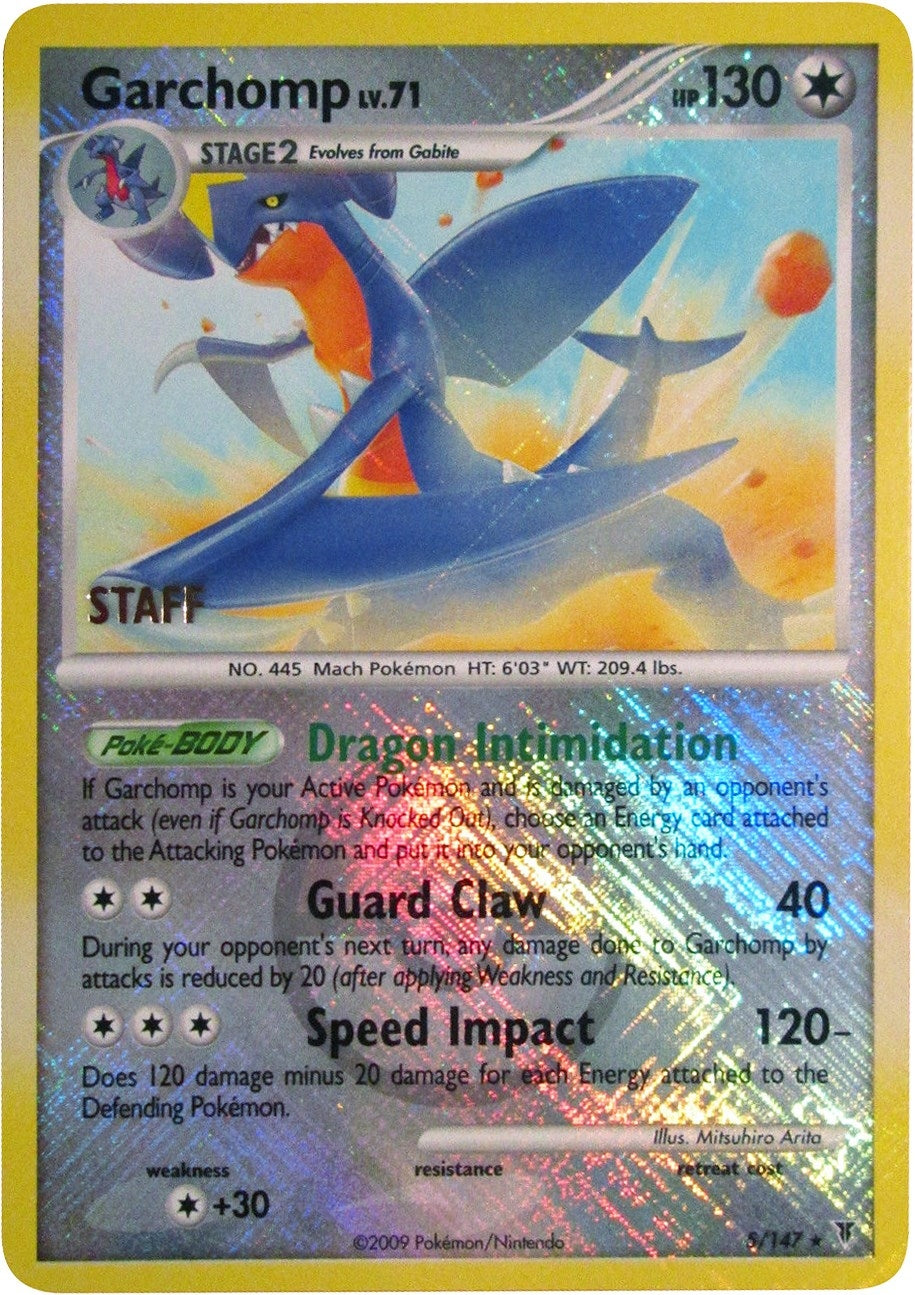 Image for Garchomp - 5/147 (Championship Promo) [Staff] (005/147) (PR) - Pokemon