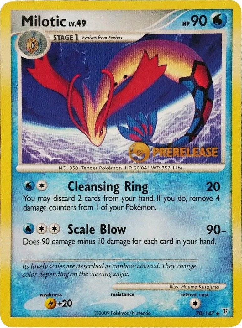 Image for Milotic - 70/147 (Prerelease) (70/147) (PR) - Pokemon