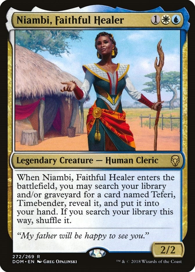 Image for Niambi, Faithful Healer (272) - Magic: The Gathering