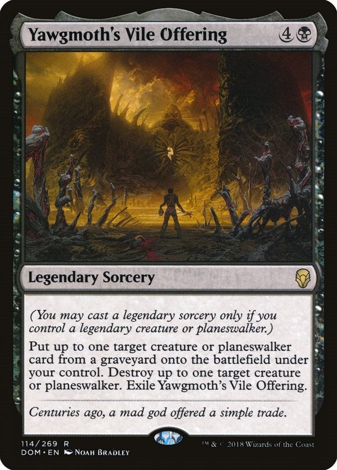 Image for Yawgmoth's Vile Offering (114) (DOM) - Magic: The Gathering