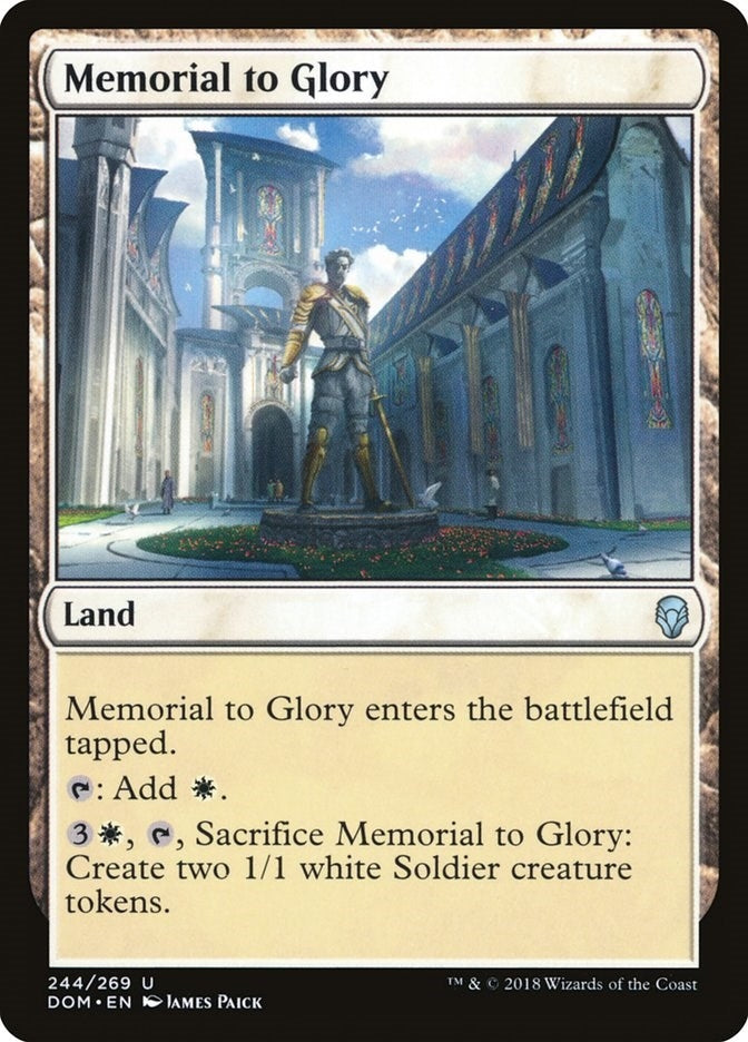 Image for Memorial to Glory (244) (DOM) - Magic: The Gathering