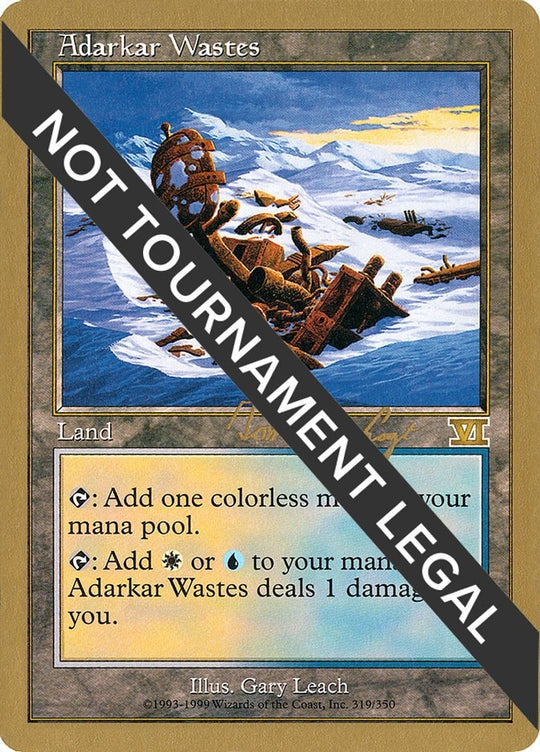 Image for Adarkar Wastes - 2000 Tom van de Logt (6ED) (WCD) - Magic: The Gathering
