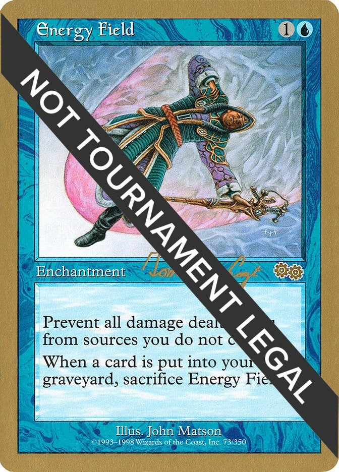 Image for Energy Field - 2000 Tom van de Logt (USG) - Magic: The Gathering