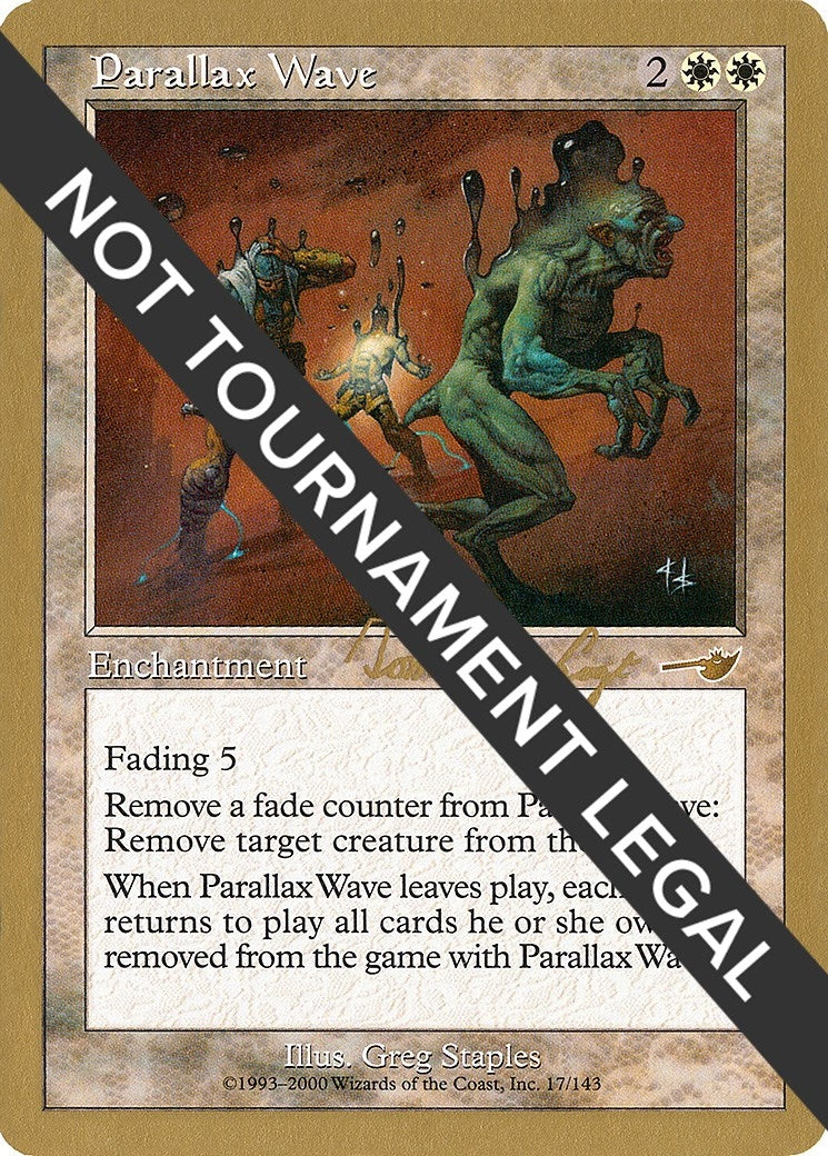 Image for Parallax Wave - 2000 Tom van de Logt (NMS) - Magic: The Gathering