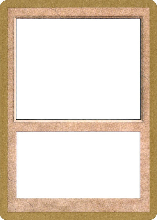 Image for 2001 World Championship Blank Card (WCD) - Magic: The Gathering