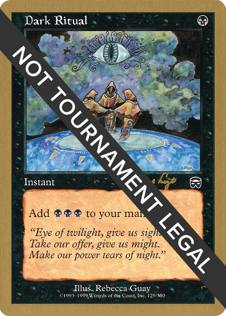 Image for Dark Ritual - 2001 Tom van de Logt (MMQ) - Magic: The Gathering