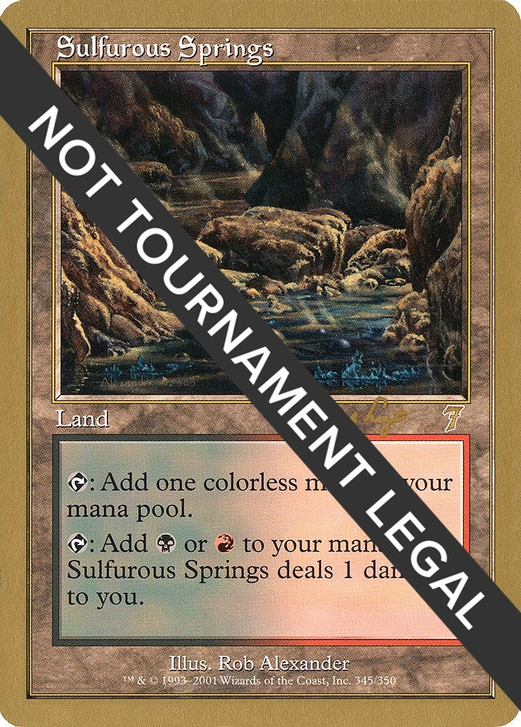 Image for Sulfurous Springs - 2001 Tom van de Logt (7ED) (WCD) - Magic: The Gathering