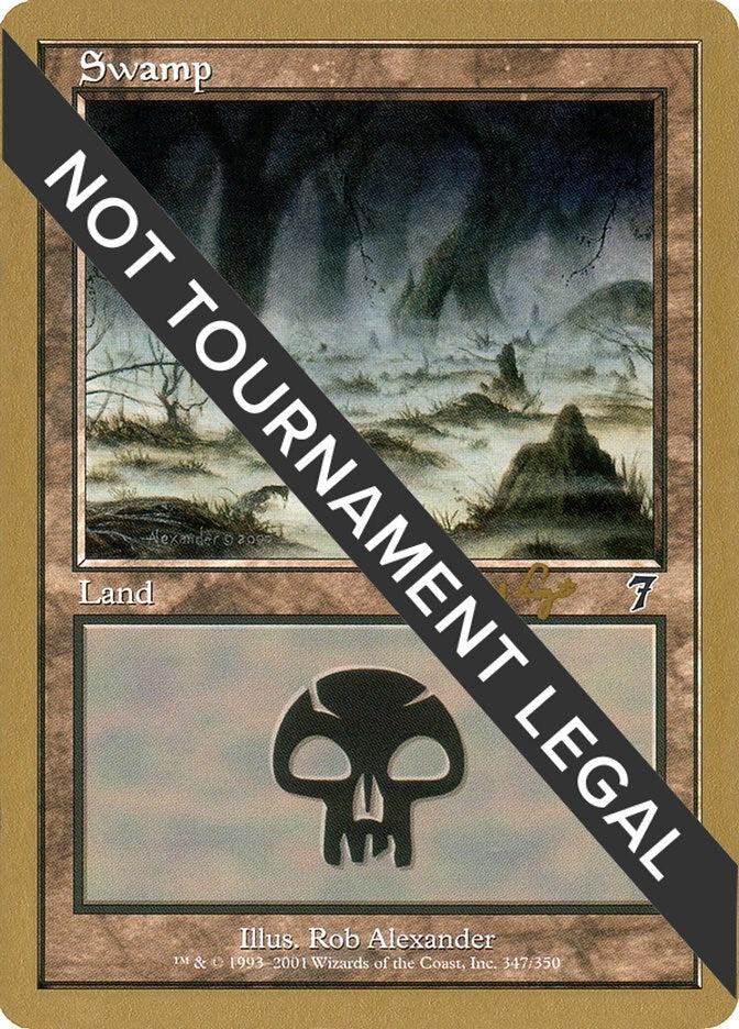 Image for Swamp (347) - 2001 Tom van de Logt (7ED) (WCD) - Magic: The Gathering