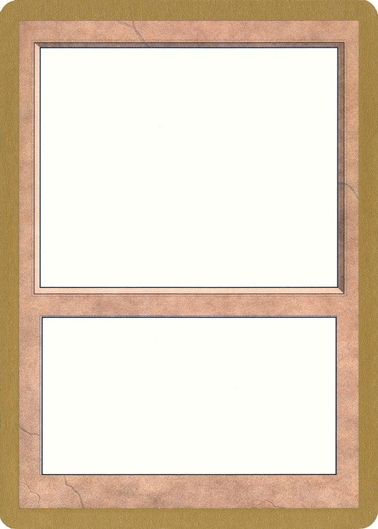 Image for 1999 World Championship Blank Card (WCD) - Magic: The Gathering