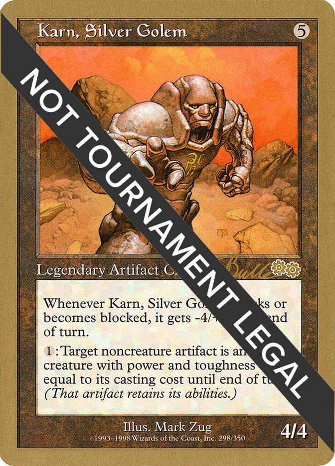Image for Karn, Silver Golem - 1999 Kai Budde (USG) - Magic: The Gathering