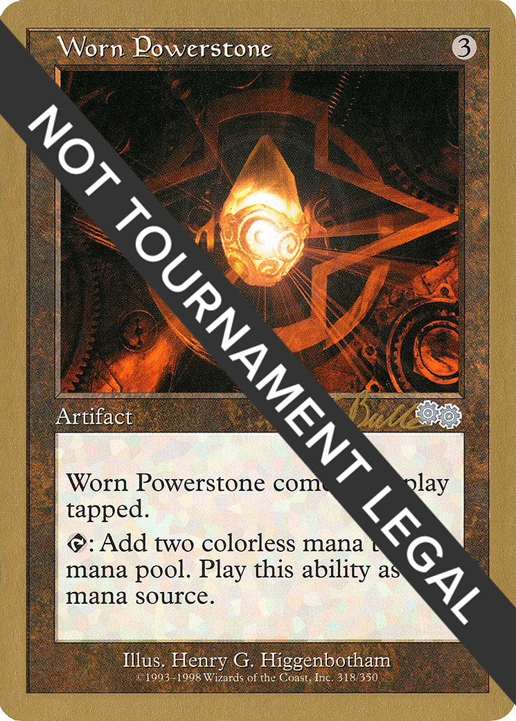 Image for Worn Powerstone - 1999 Kai Budde (USG) (WCD) - Magic: The Gathering