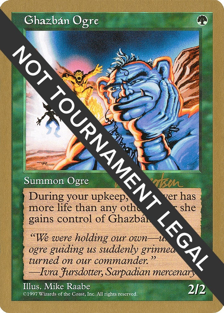 Image for Ghazban Ogre - 1997 Svend Geertsen (5ED) (WCD) - Magic: The Gathering