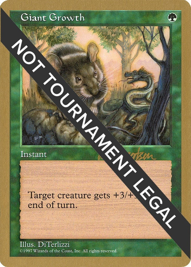 Image for Giant Growth - 1997 Svend Geertsen (5ED) (WCD) - Magic: The Gathering