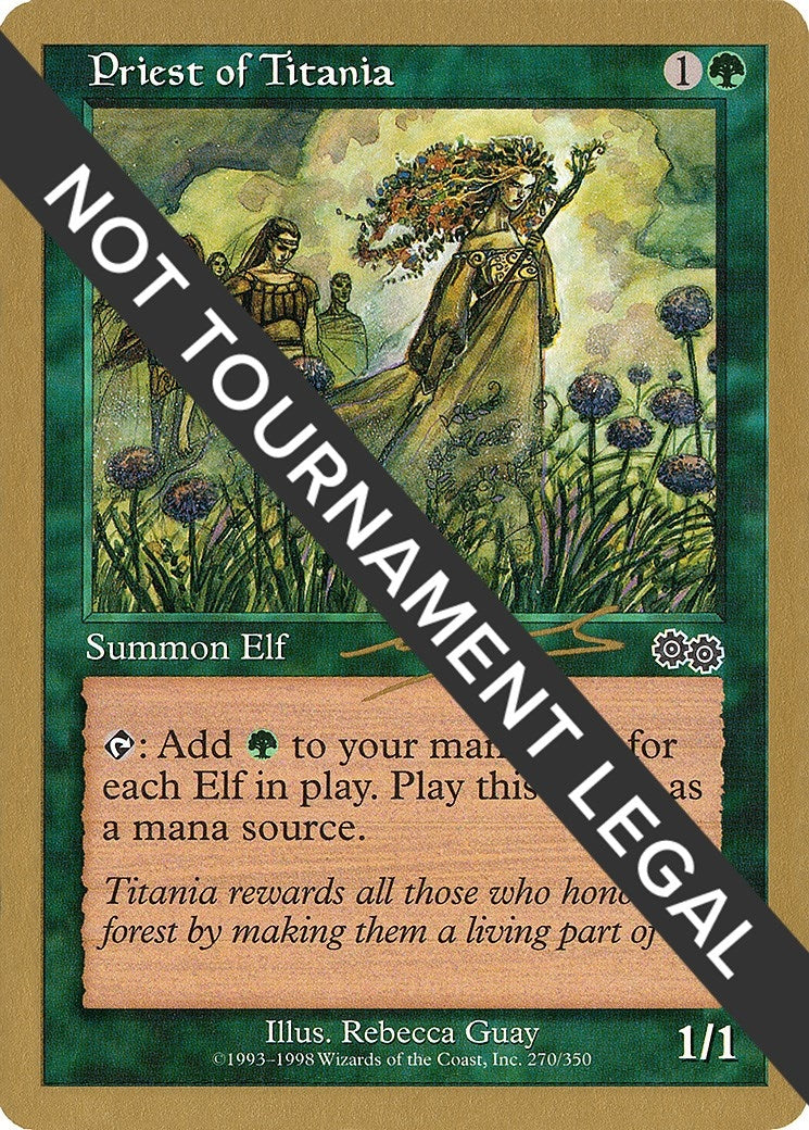 Image for Priest of Titania - 2000 Nicolas Labarre (USG) - Magic: The Gathering