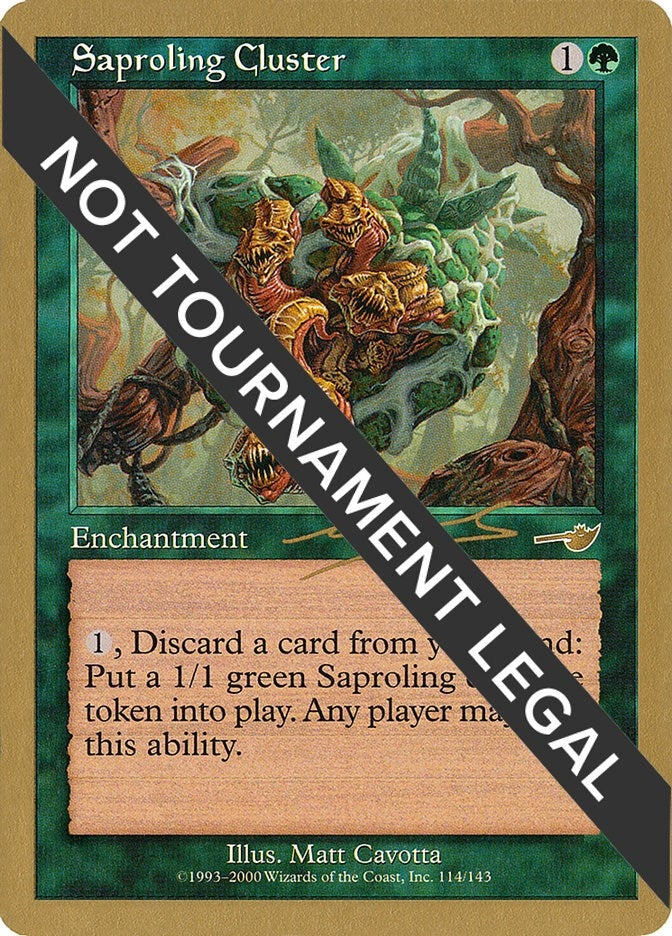 Image for Saproling Cluster - 2000 Nicolas Labarre (NMS) (WCD) - Magic: The Gathering