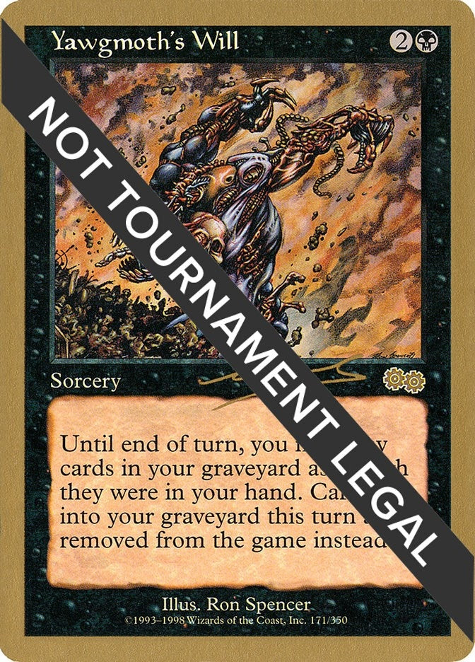 Image for Yawgmoth's Will - 2000 Nicolas Labarre (USG) (WCD) - Magic: The Gathering