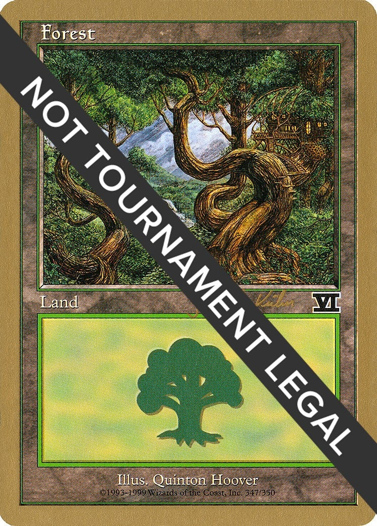 Image for Forest (347) - 2000 Janosch Kuhn (6ED) - Magic: The Gathering