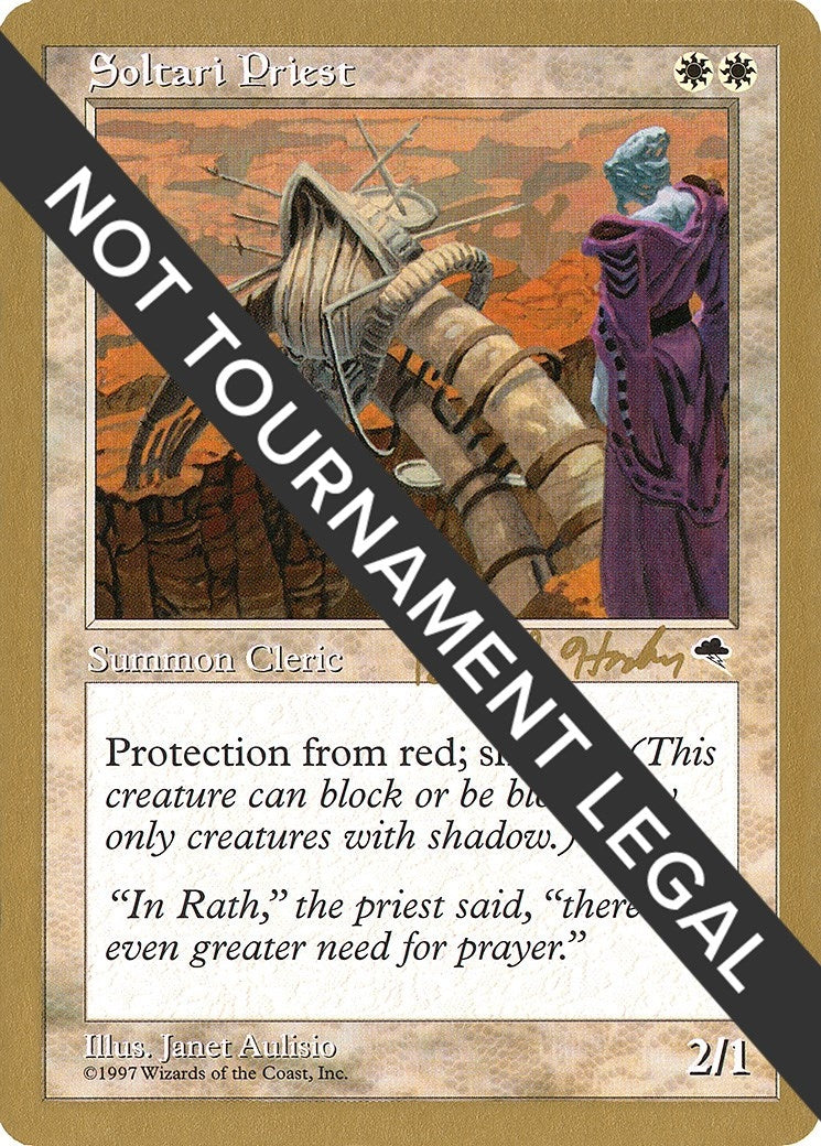 Image for Soltari Priest - 1998 Brian Hacker (TMP) (WCD) - Magic: The Gathering