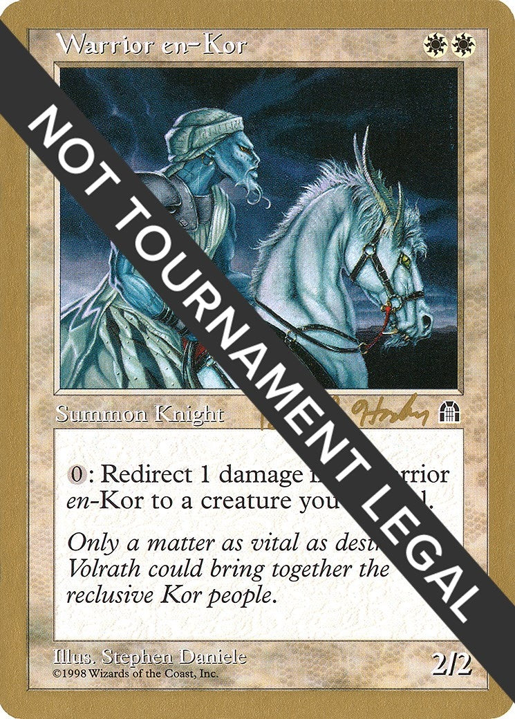 Image for Warrior en-Kor - 1998 Brian Hacker (STH) - Magic: The Gathering