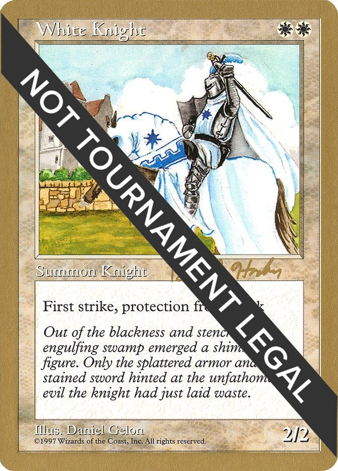 Image for White Knight - 1998 Brian Hacker (5ED) - Magic: The Gathering
