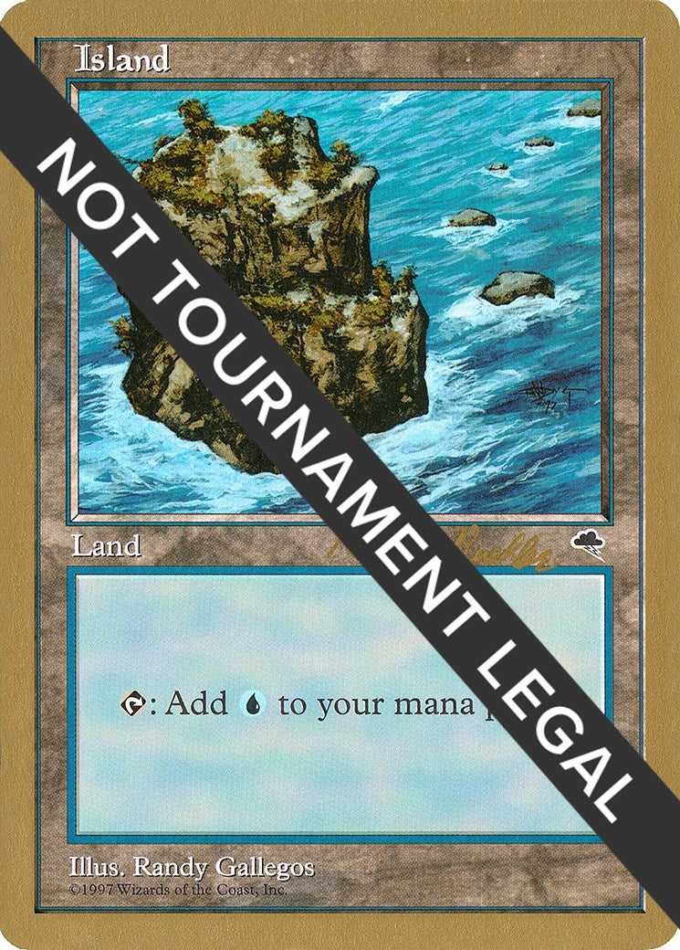 Image for Island (Rocky Path) - 1998 Randy Buehler (TMP) - Magic: The Gathering
