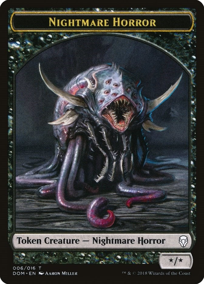 Image for Nightmare Horror Token (6) - Magic: The Gathering