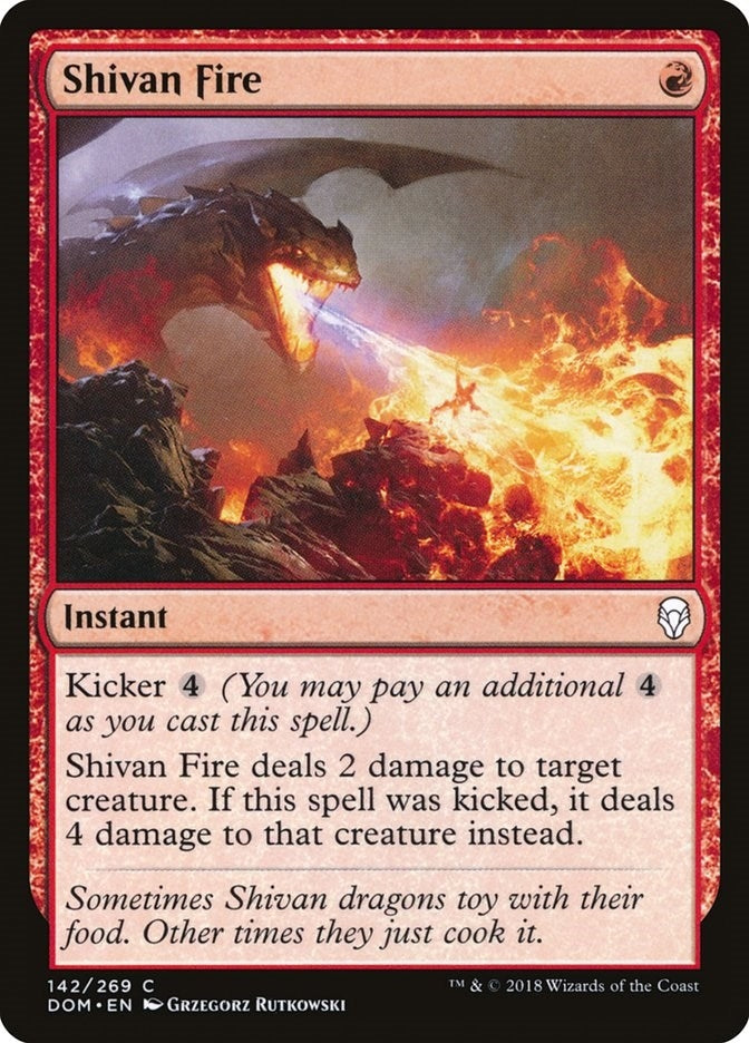 Image for Shivan Fire (142) - Magic: The Gathering