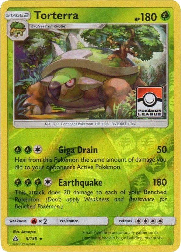 Image for Torterra - 9/156 (Pokemon League) (009/156) (PR) - Pokemon