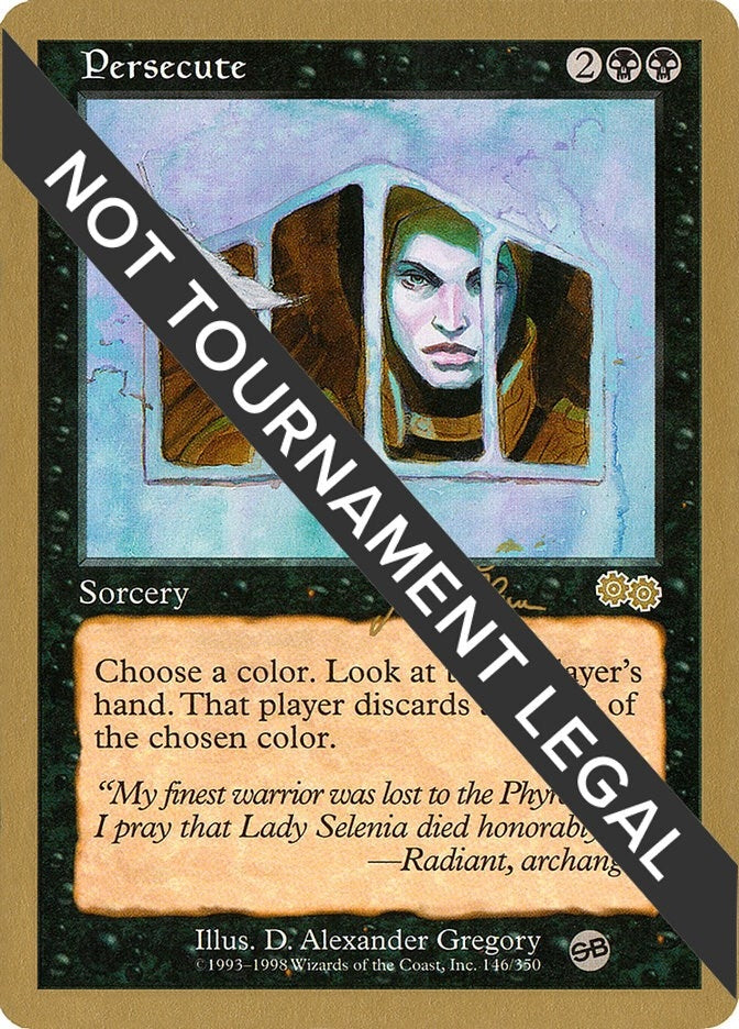 Image for Persecute - 1999 Jakub Slemr (USG) (SB) (WCD) - Magic: The Gathering