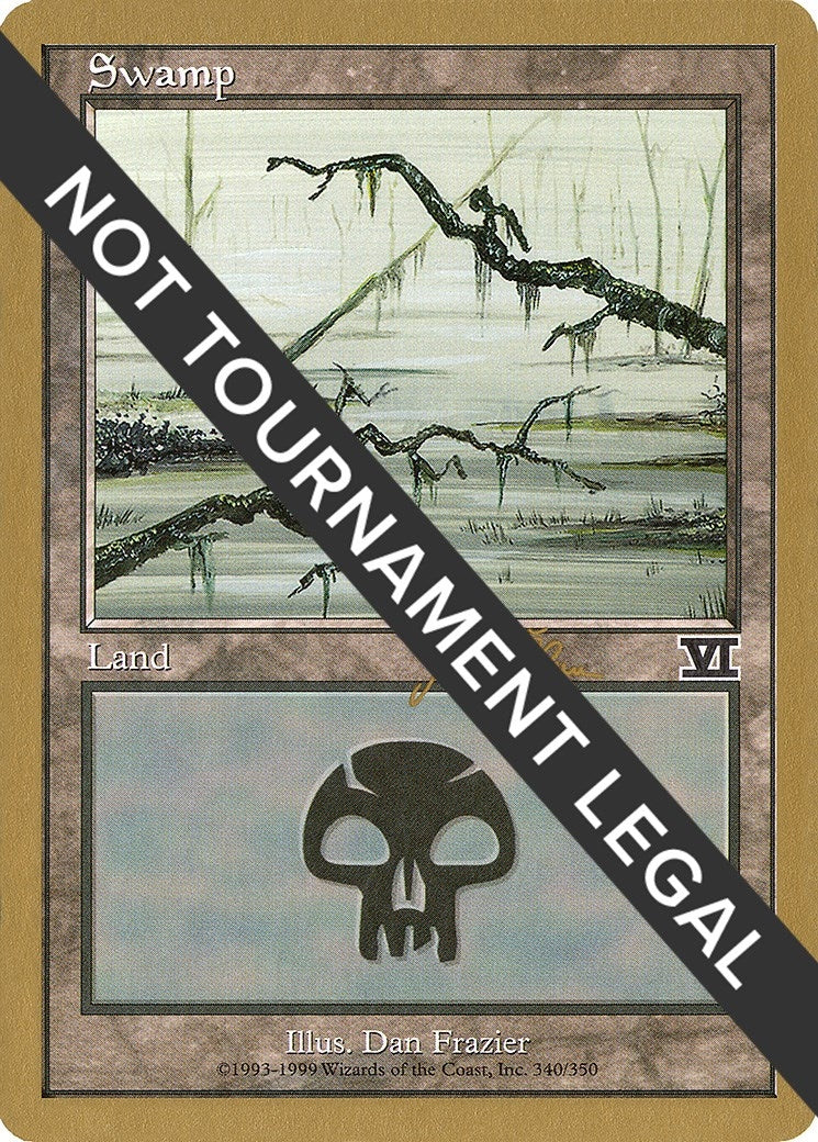 Image for Swamp (340) - 1999 Jakub Slemr (6ED) (WCD) - Magic: The Gathering